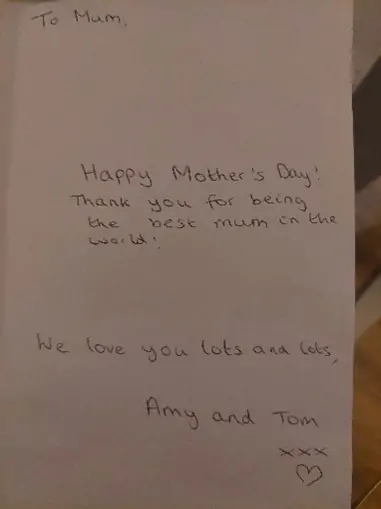 Mother's day card